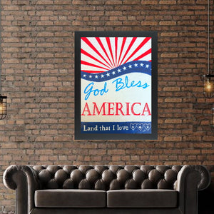 America-Land that I Love in Canvas Prints