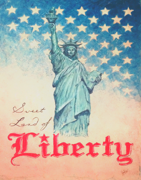 Sweet Land of Liberty in Canvas Prints
