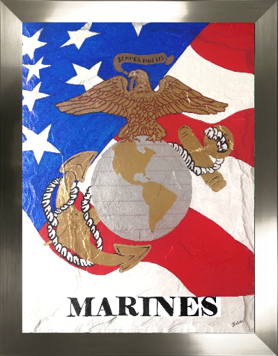 U. S. Marines in Canvas Prints