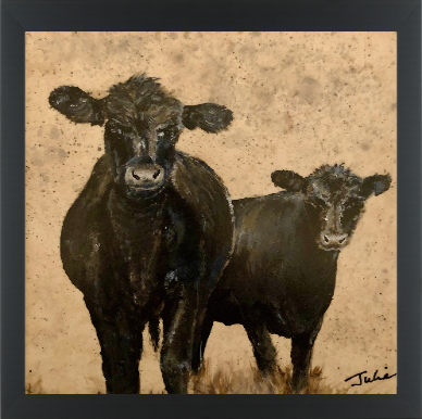 Cow's Grazing on Canvas Prints
