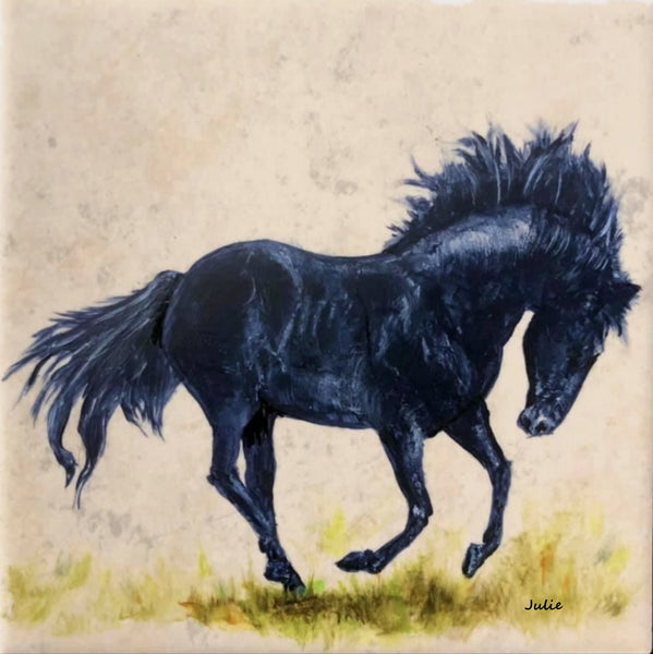 Galloping Horse on Canvas Prints