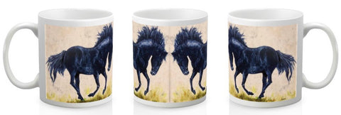 Galloping Horse Coffee Mug