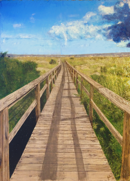 Southern Walkway on Canvas Prints