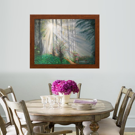 God&#39;s Good Morning - Original canvas painting is available