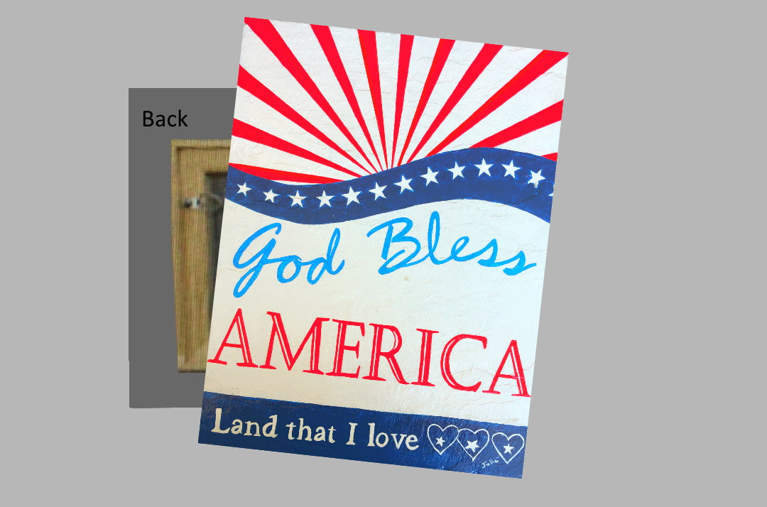 America-Land that I Love on a Metal Print