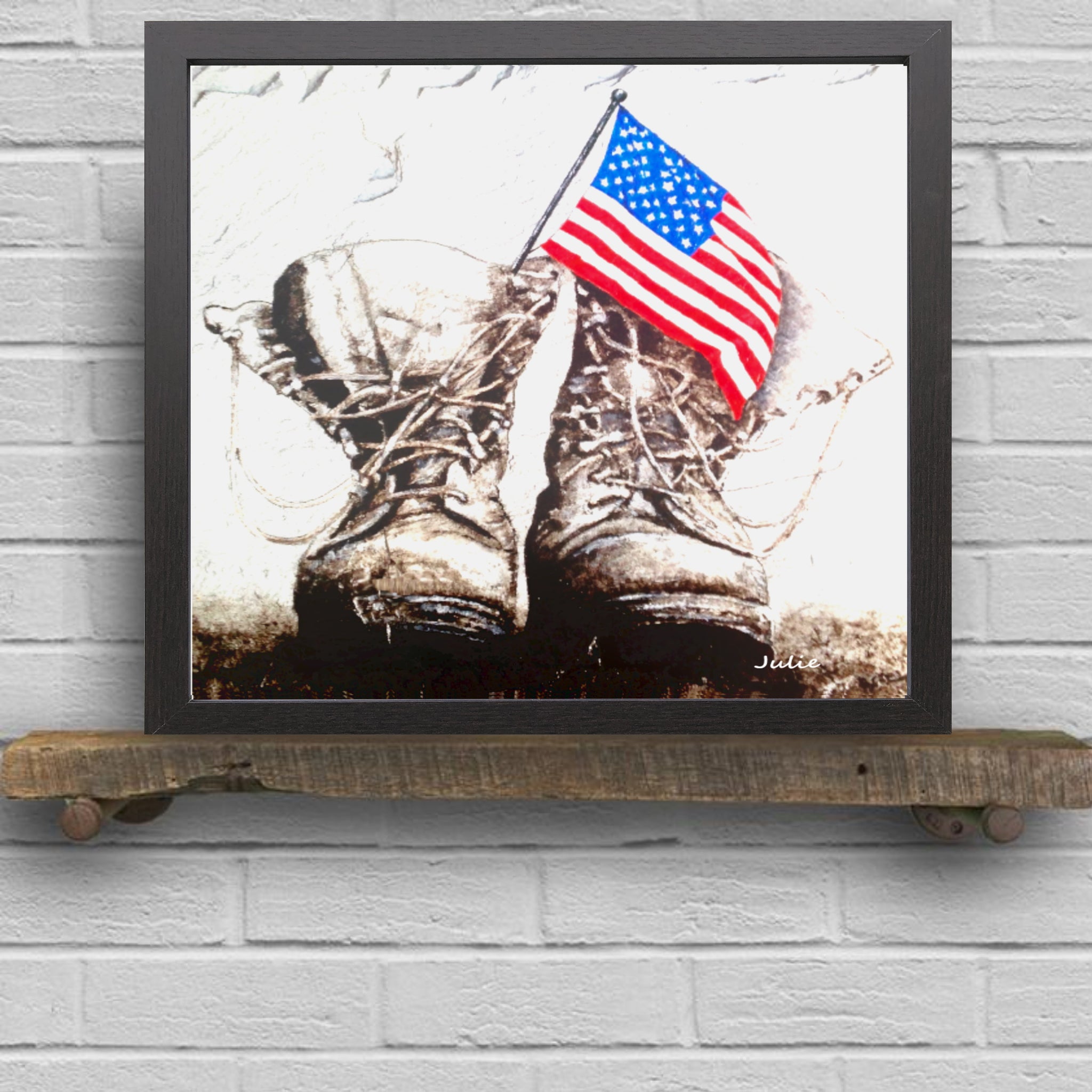 American Strong in Canvas Prints