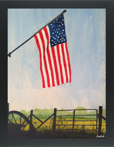 Country Pride in Canvas Prints