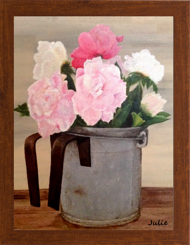 Country Vase on Canvas Prints