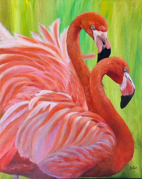 Flamingo on Canvas Prints