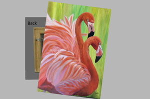 Flamingo on a Metal Print