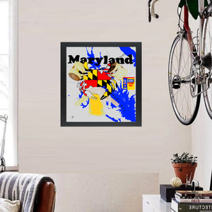 Maryland Crab in Canvas Prints