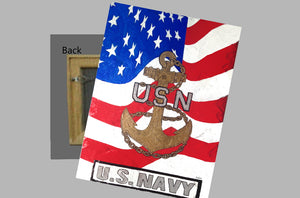 U. S. Navy on a Metal Print