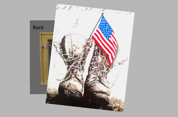 American Strong on a Metal Print