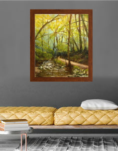 Walk in the Woods on Canvas Prints
