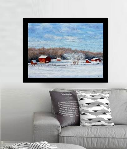 Winter's Peace on Canvas Prints