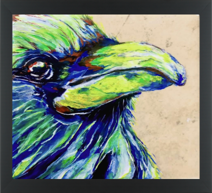 crow on Canvas Prints