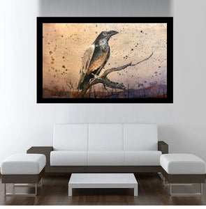 The Crow on Canvas Prints
