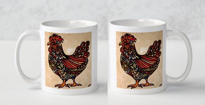 Fancy Chicken Coffee Mug