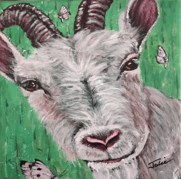 Goat on Canvas Prints