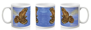 A Hawk in Flight Coffee Mug