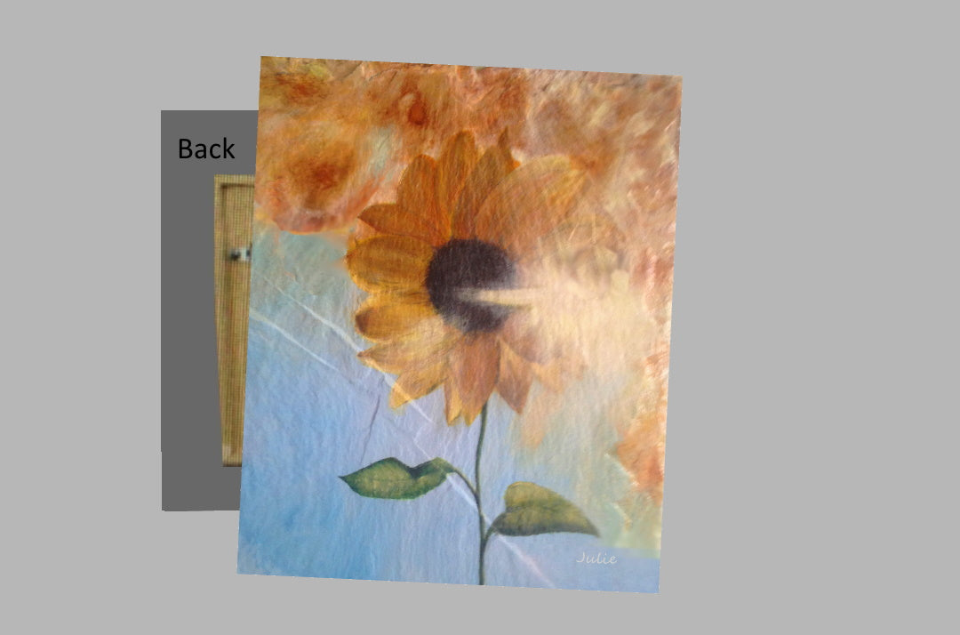 Here Comes The Sun on a Metal Print