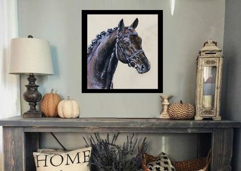 Horse Bust on Canvas Prints