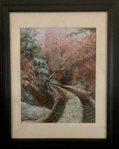 Snowy Road - Original Painting