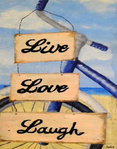 Live, Love & Laugh Mouse Pad