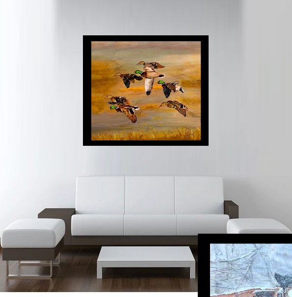 The Long Flight Home on Canvas Prints