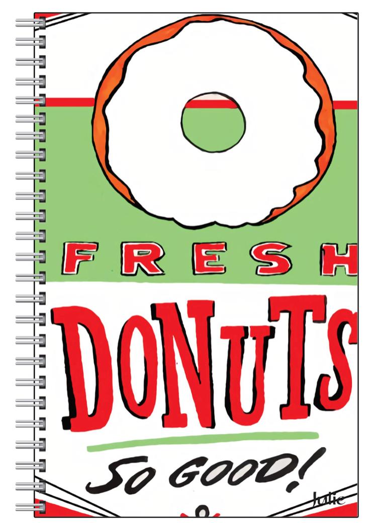 Retro Donuts Journal