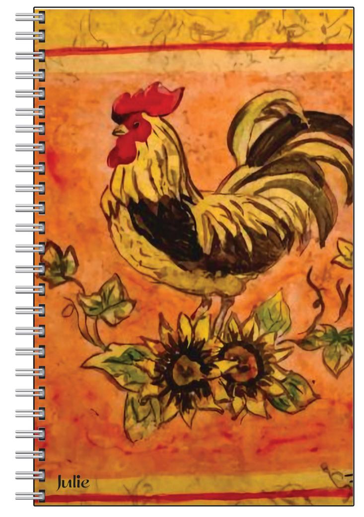 Rooster Retro Journal