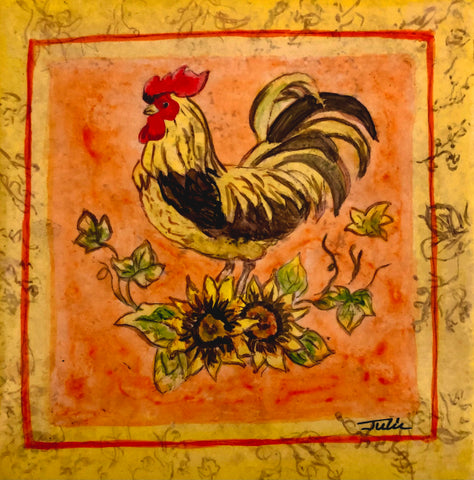 Rooster Retro Mouse Pad
