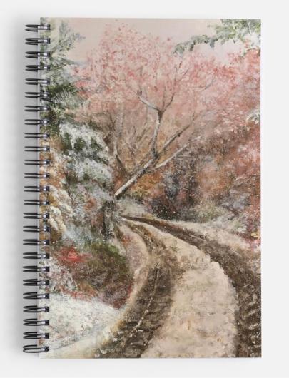 Snowy Country Road Journal
