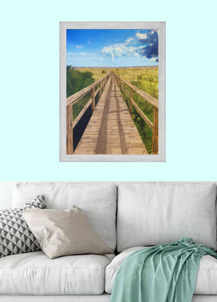 Southern Walkway on Canvas Prints