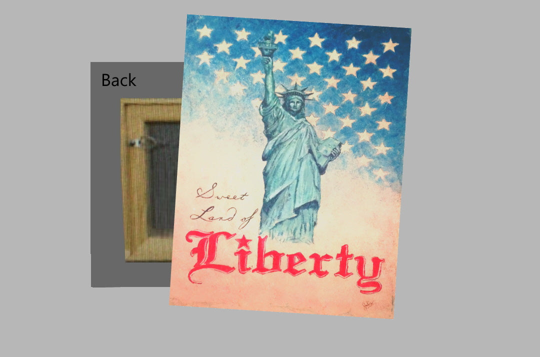 Sweet Land of Liberty on a Metal Print